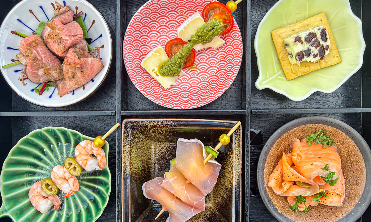 空中でのアペタイザー